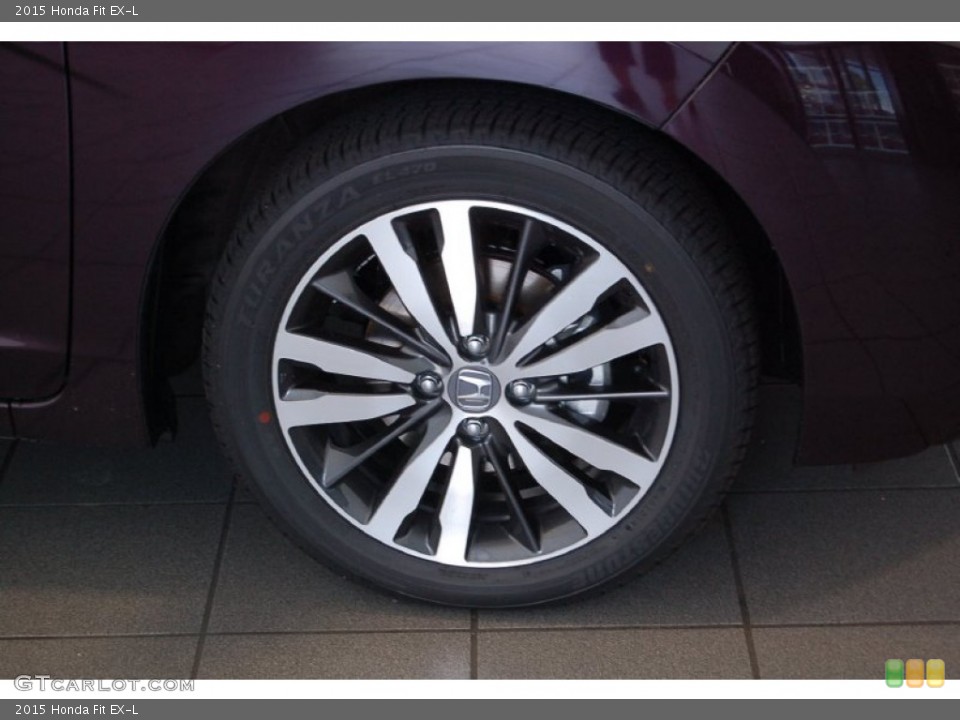 2015 Honda Fit EX-L Wheel and Tire Photo #97144199