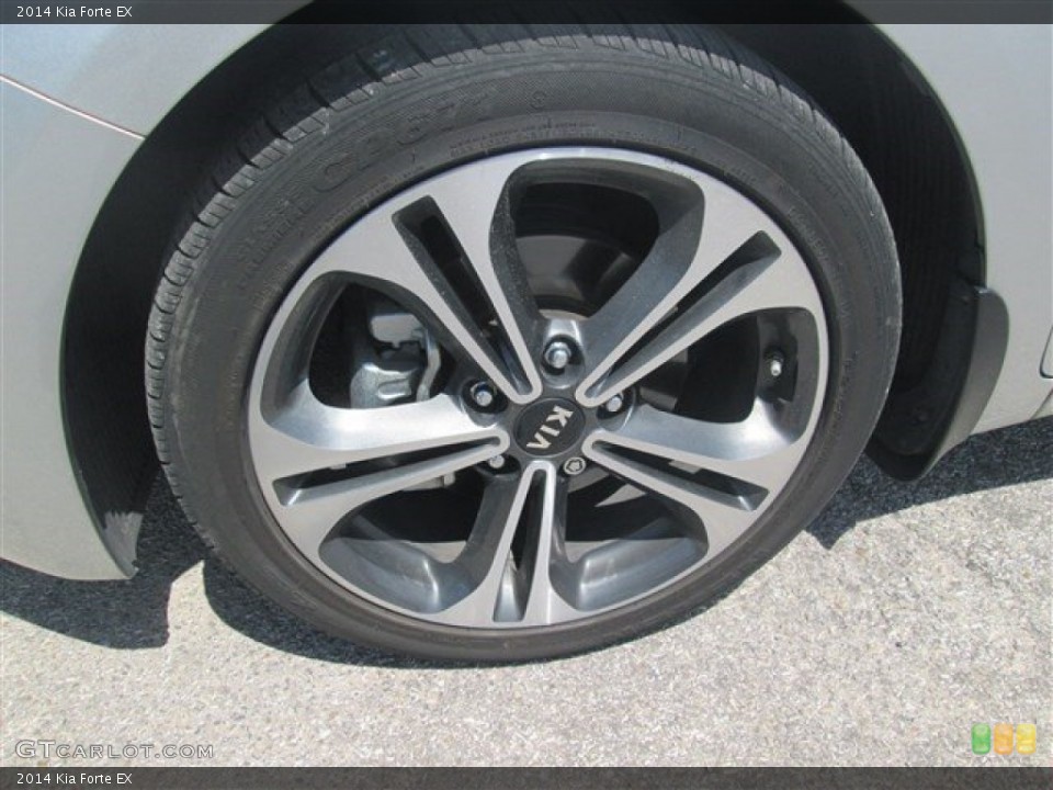 2014 Kia Forte EX Wheel and Tire Photo #97148606
