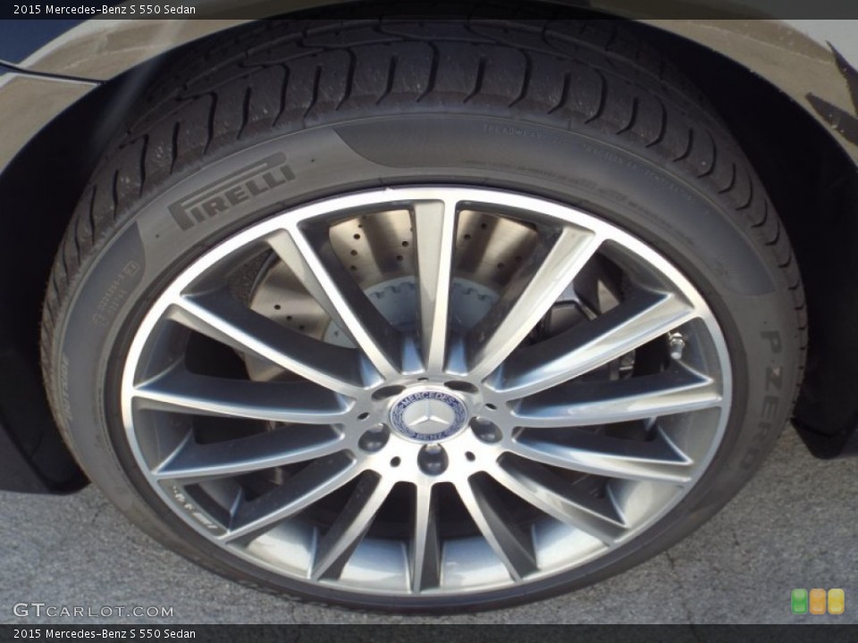 2015 Mercedes-Benz S 550 Sedan Wheel and Tire Photo #97151375