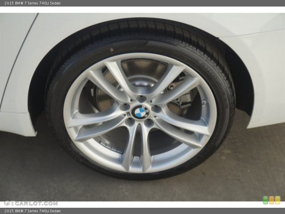 2015 BMW 7 Series 740Li Sedan Wheel and Tire Photo #97163795