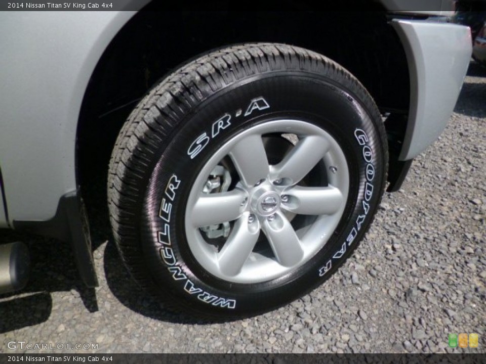 2014 Nissan Titan SV King Cab 4x4 Wheel and Tire Photo #97165499