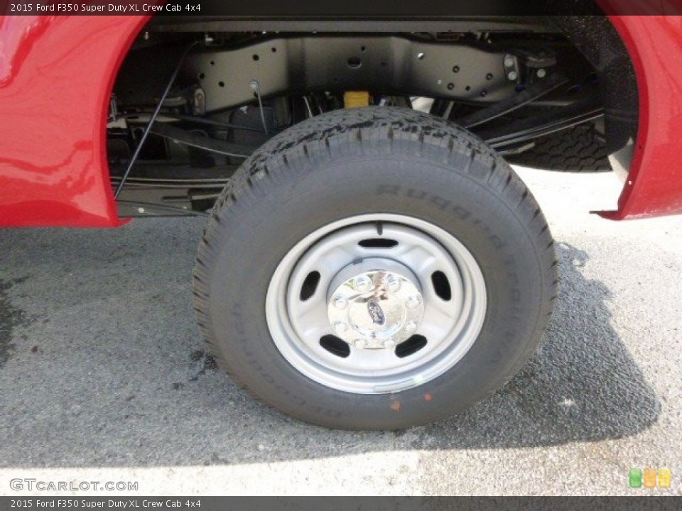 2015 Ford F350 Super Duty XL Crew Cab 4x4 Wheel and Tire Photo #97167011