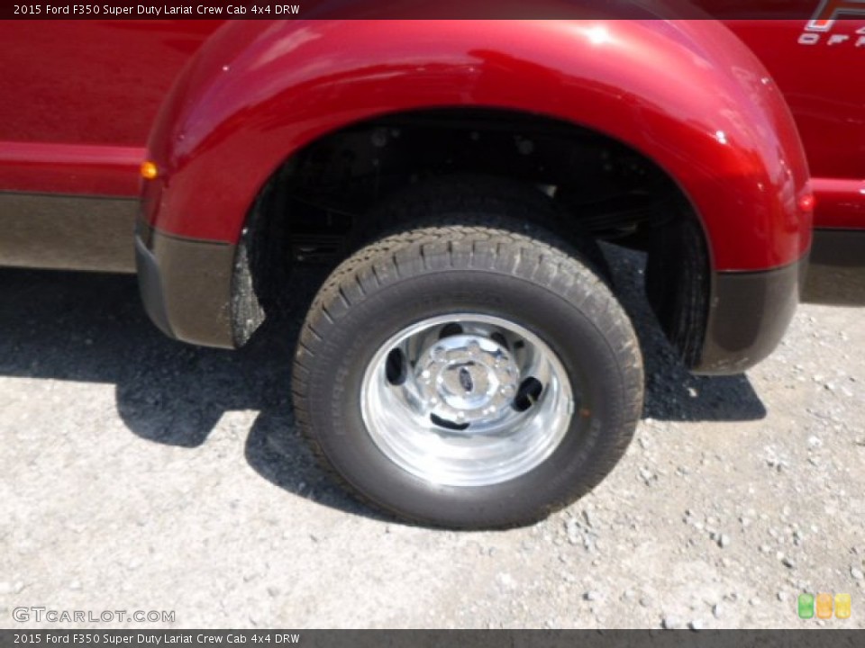 2015 Ford F350 Super Duty Lariat Crew Cab 4x4 DRW Wheel and Tire Photo #97169292