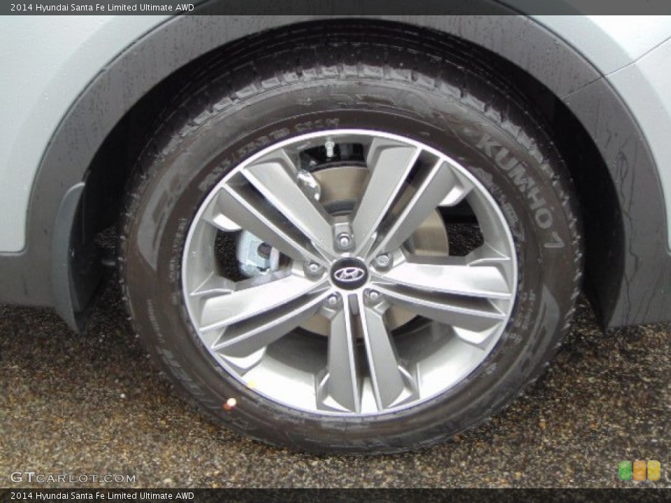 2014 Hyundai Santa Fe Limited Ultimate AWD Wheel and Tire Photo #97203256