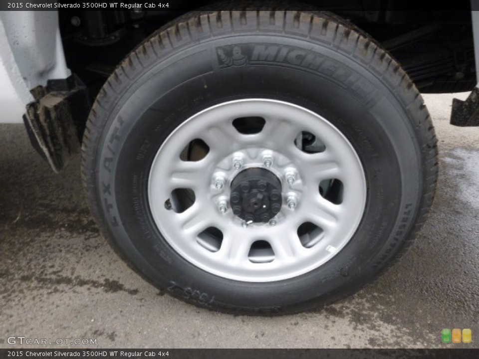 2015 Chevrolet Silverado 3500HD WT Regular Cab 4x4 Wheel and Tire Photo #97212781