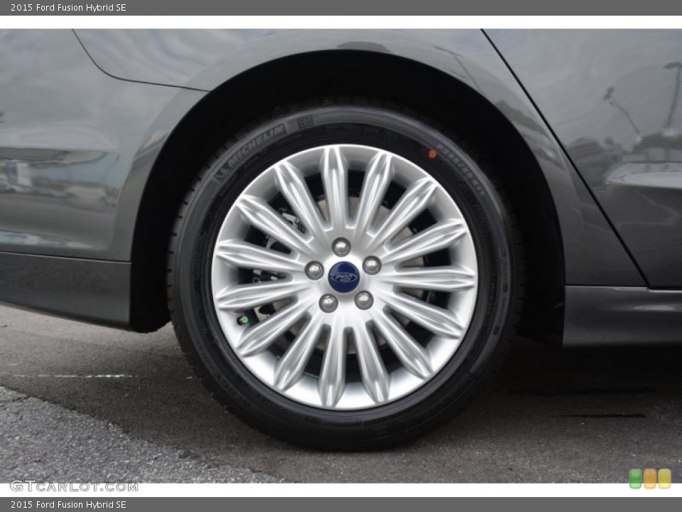 2015 Ford Fusion Hybrid SE Wheel and Tire Photo #97248700