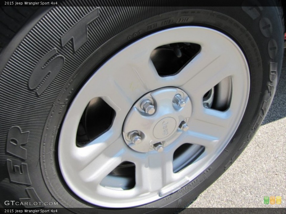 2015 Jeep Wrangler Sport 4x4 Wheel and Tire Photo #97254649