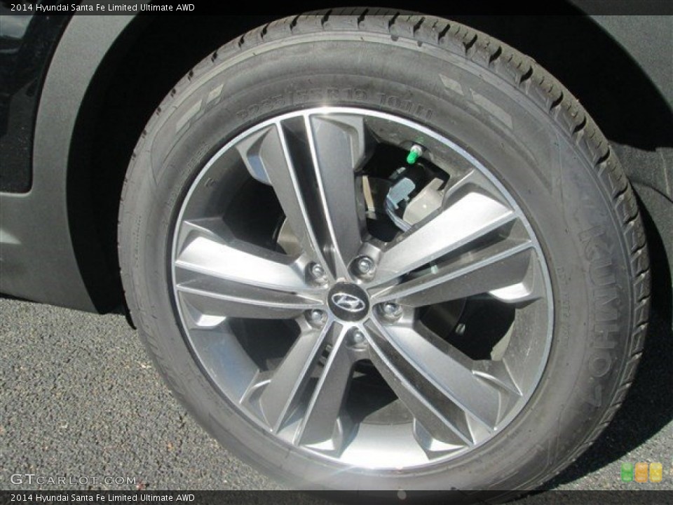 2014 Hyundai Santa Fe Limited Ultimate AWD Wheel and Tire Photo #97258351