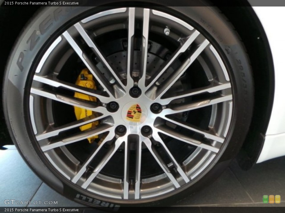 2015 Porsche Panamera Turbo S Executive Wheel and Tire Photo #97260583