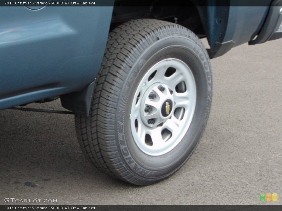 2015 Chevrolet Silverado 2500HD WT Crew Cab 4x4 Wheel and Tire Photo #97266673