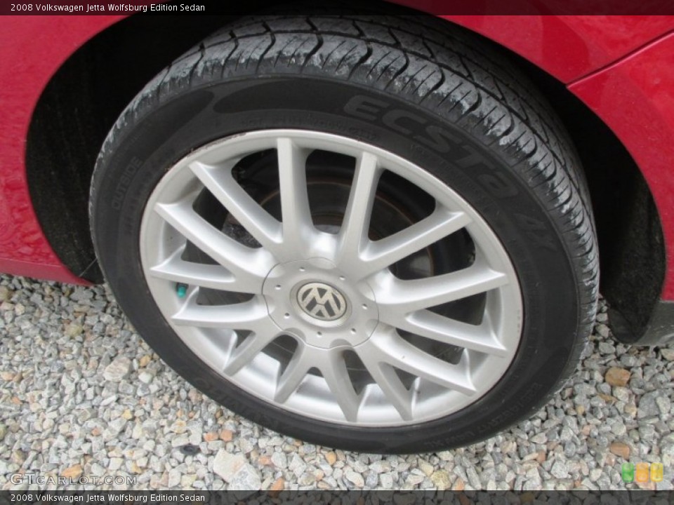 2008 Volkswagen Jetta Wolfsburg Edition Sedan Wheel and Tire Photo #97267165