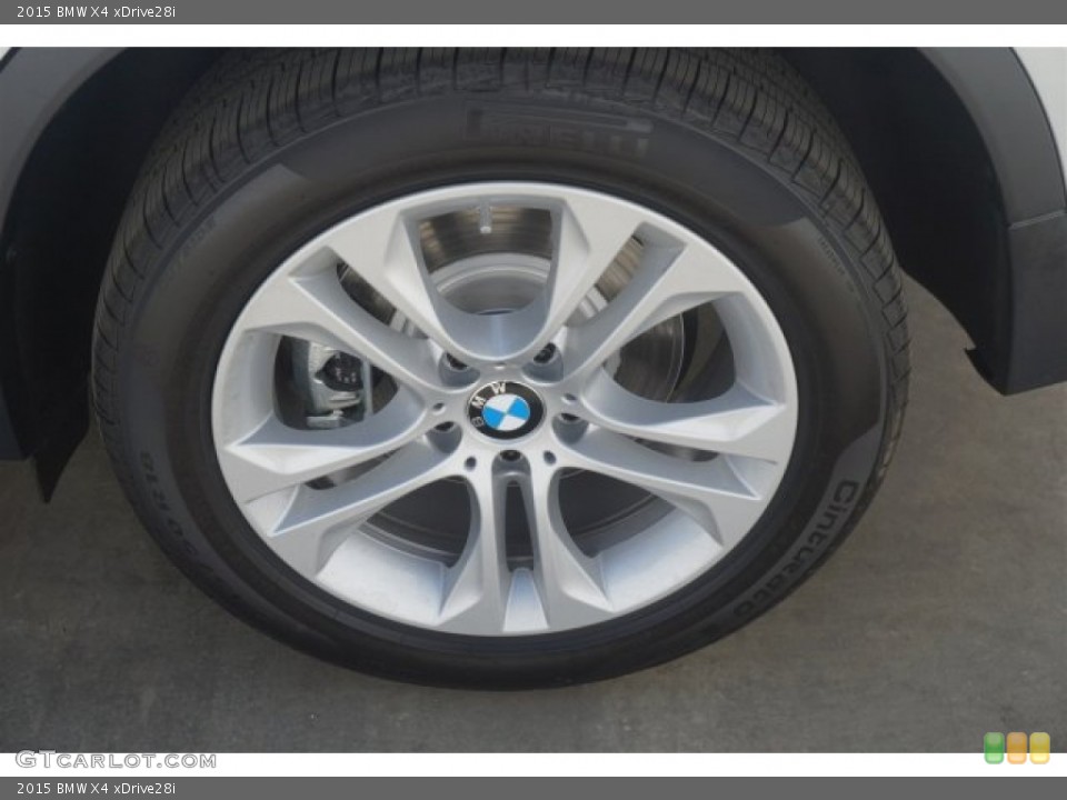 2015 BMW X4 xDrive28i Wheel and Tire Photo #97270657