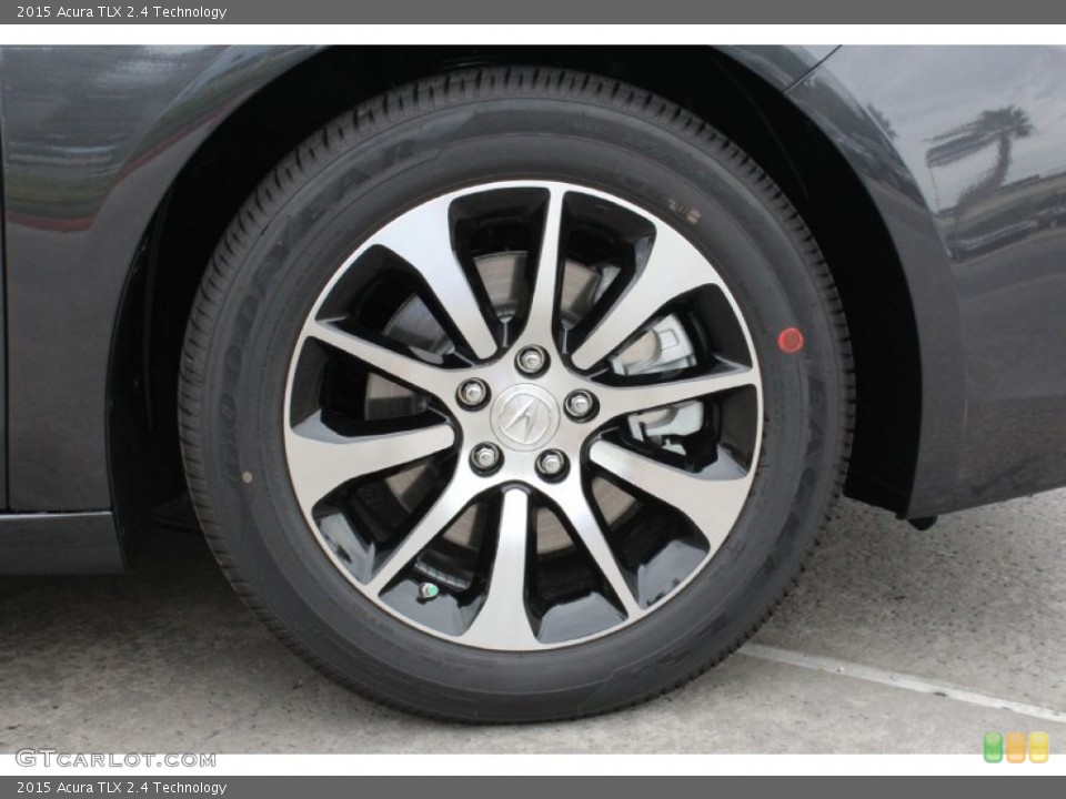 2015 Acura TLX 2.4 Technology Wheel and Tire Photo #97273396