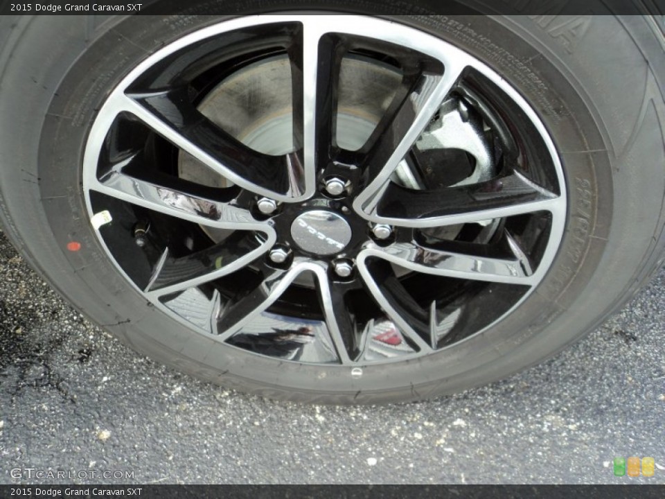 2015 Dodge Grand Caravan SXT Wheel and Tire Photo #97278030