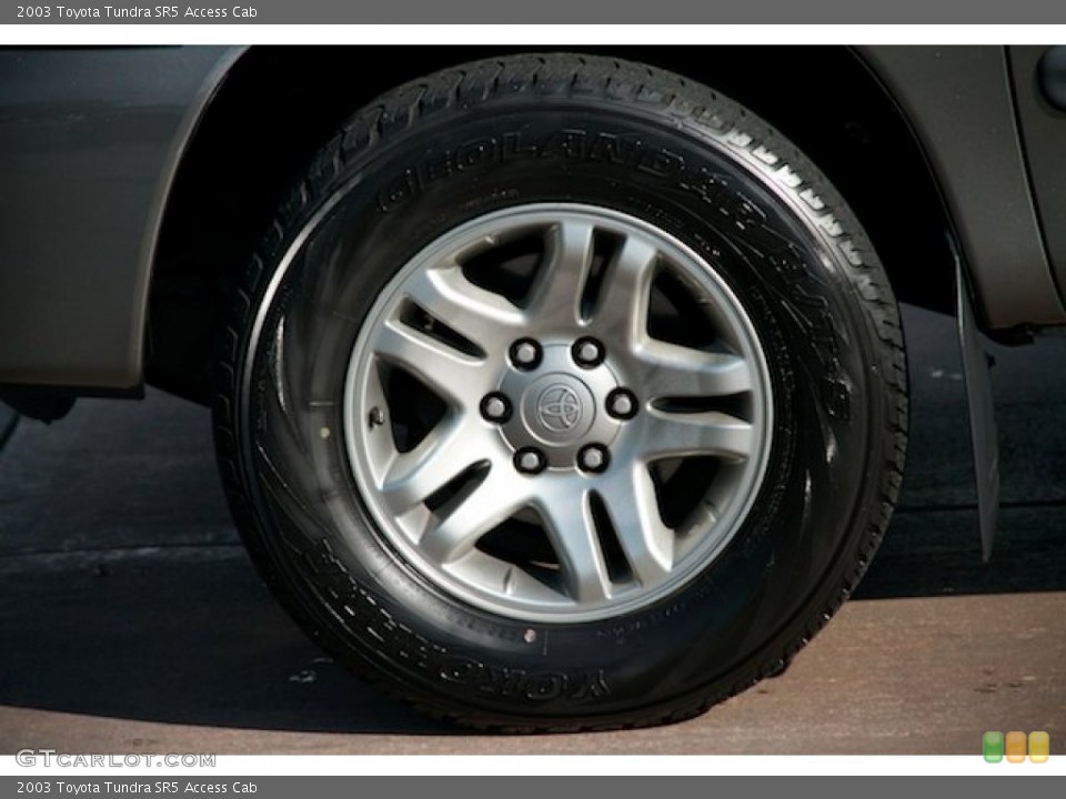 2003 Toyota Tundra SR5 Access Cab Wheel and Tire Photo #97289067