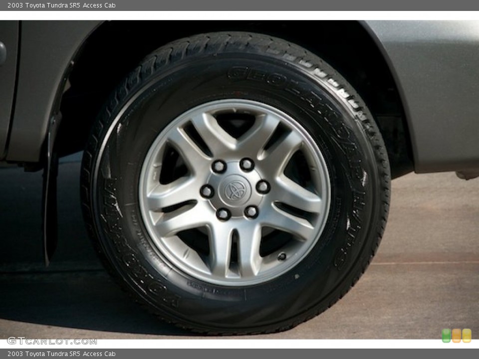2003 Toyota Tundra SR5 Access Cab Wheel and Tire Photo #97289097