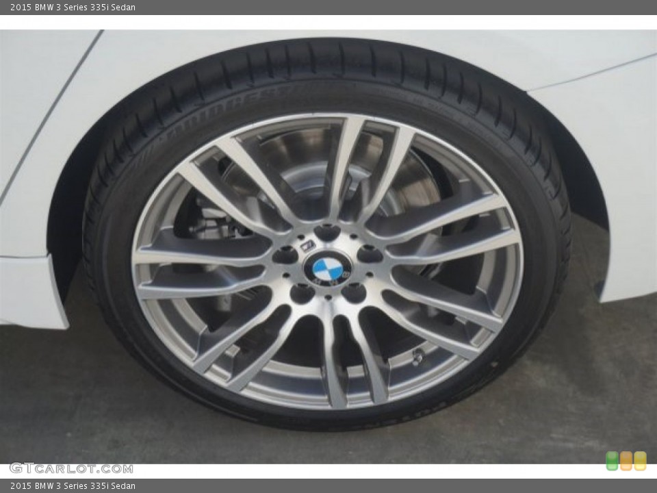 2015 BMW 3 Series 335i Sedan Wheel and Tire Photo #97295901