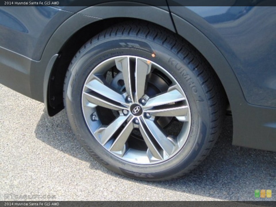 2014 Hyundai Santa Fe GLS AWD Wheel and Tire Photo #97318438