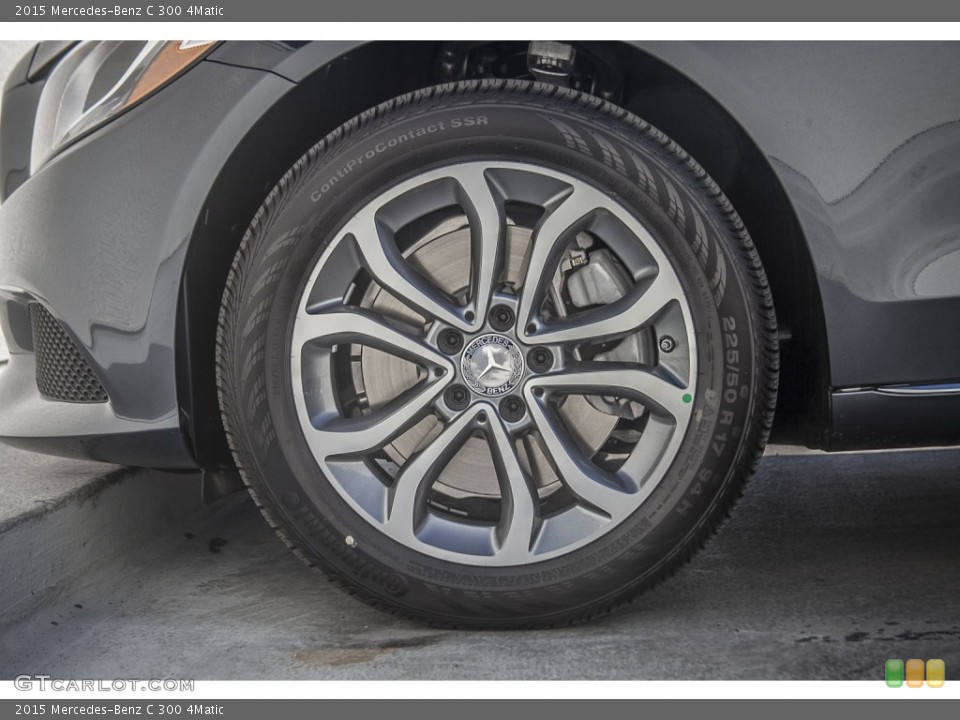2015 Mercedes-Benz C 300 4Matic Wheel and Tire Photo #97330749