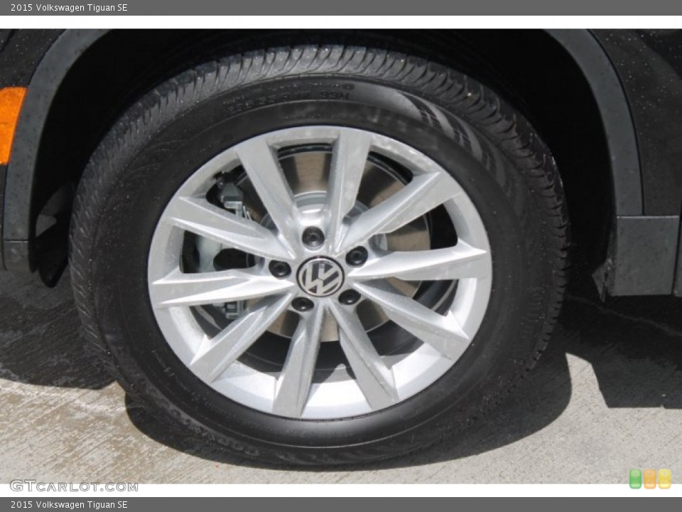 2015 Volkswagen Tiguan SE Wheel and Tire Photo #97354404