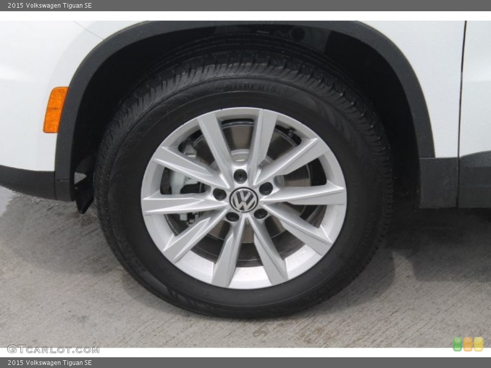 2015 Volkswagen Tiguan SE Wheel and Tire Photo #97354890