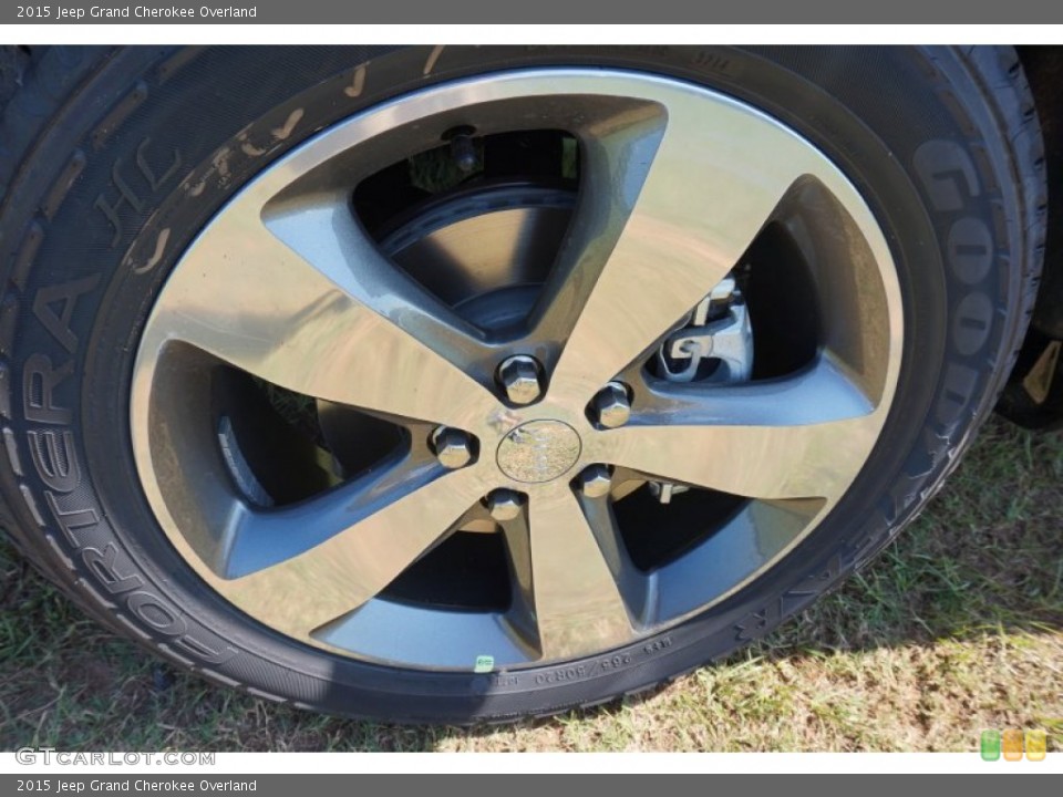 2015 Jeep Grand Cherokee Overland Wheel and Tire Photo #97363121