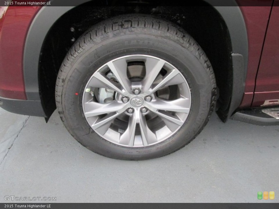2015 Toyota Highlander LE Wheel and Tire Photo #97371057