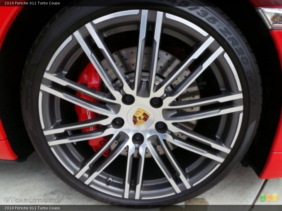 2014 Porsche 911 Turbo Coupe Wheel and Tire Photo #97393953