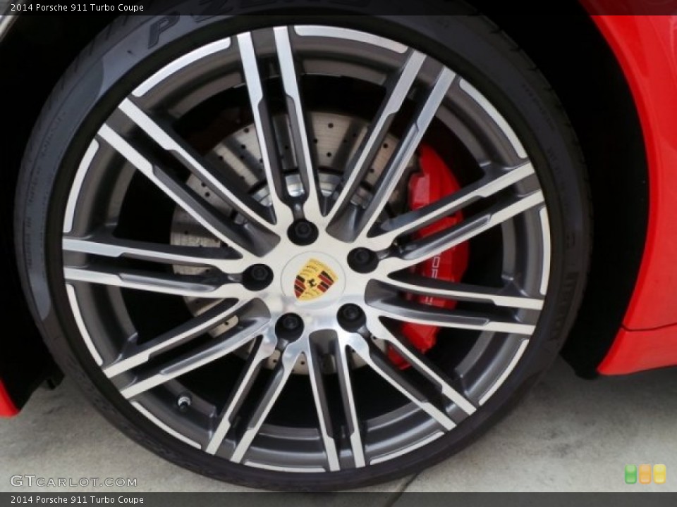 2014 Porsche 911 Turbo Coupe Wheel and Tire Photo #97393986
