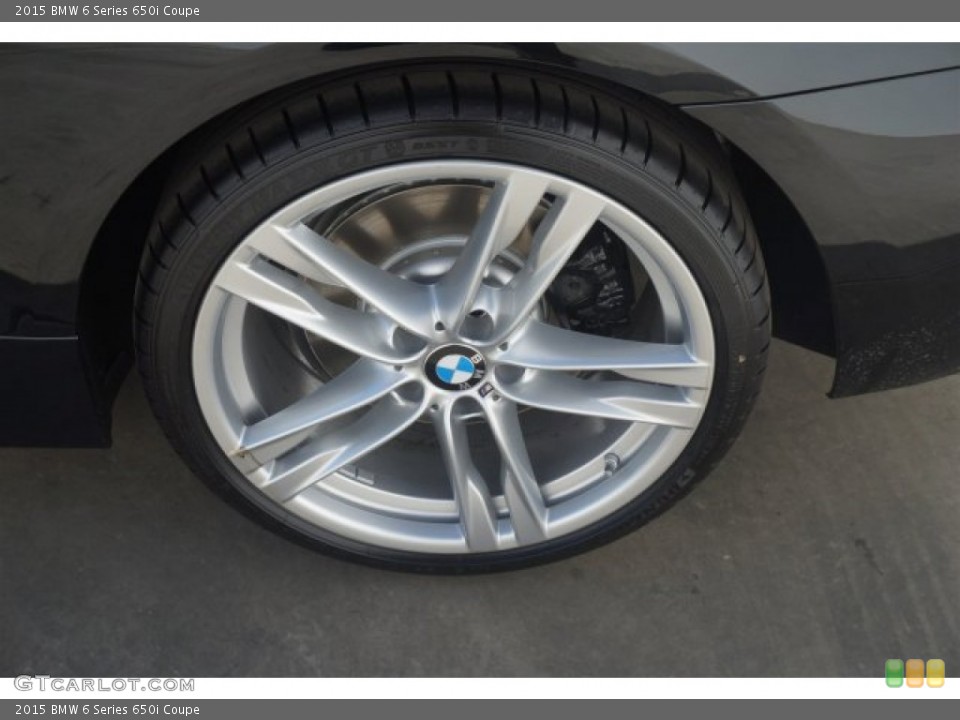 2015 BMW 6 Series 650i Coupe Wheel and Tire Photo #97410443