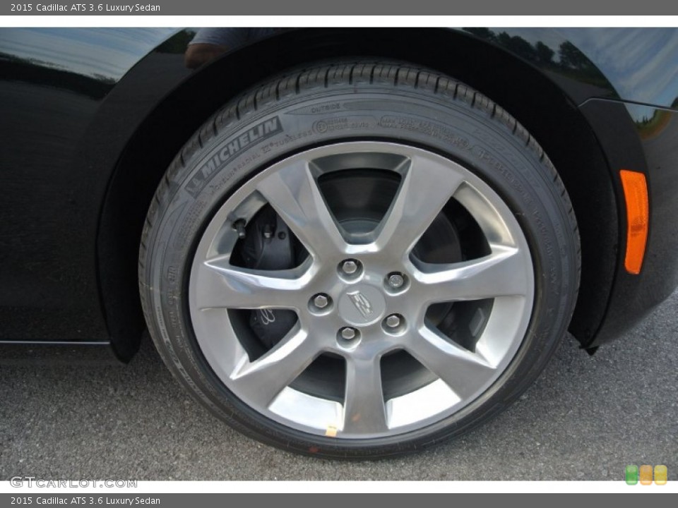 2015 Cadillac ATS 3.6 Luxury Sedan Wheel and Tire Photo #97443296
