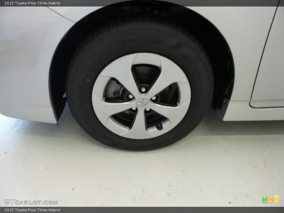 2015 Toyota Prius Three Hybrid Wheel and Tire Photo #97454209