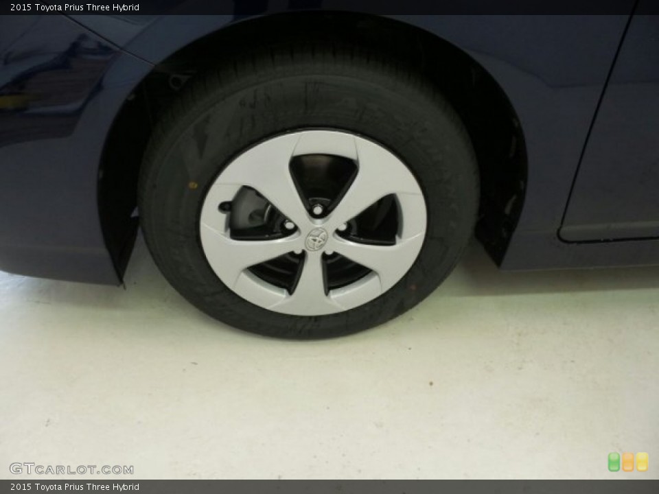 2015 Toyota Prius Three Hybrid Wheel and Tire Photo #97455577