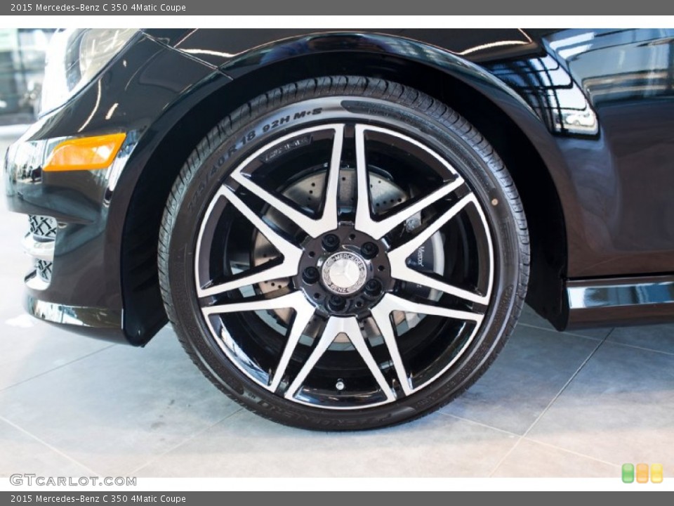 2015 Mercedes-Benz C 350 4Matic Coupe Wheel and Tire Photo #97469479