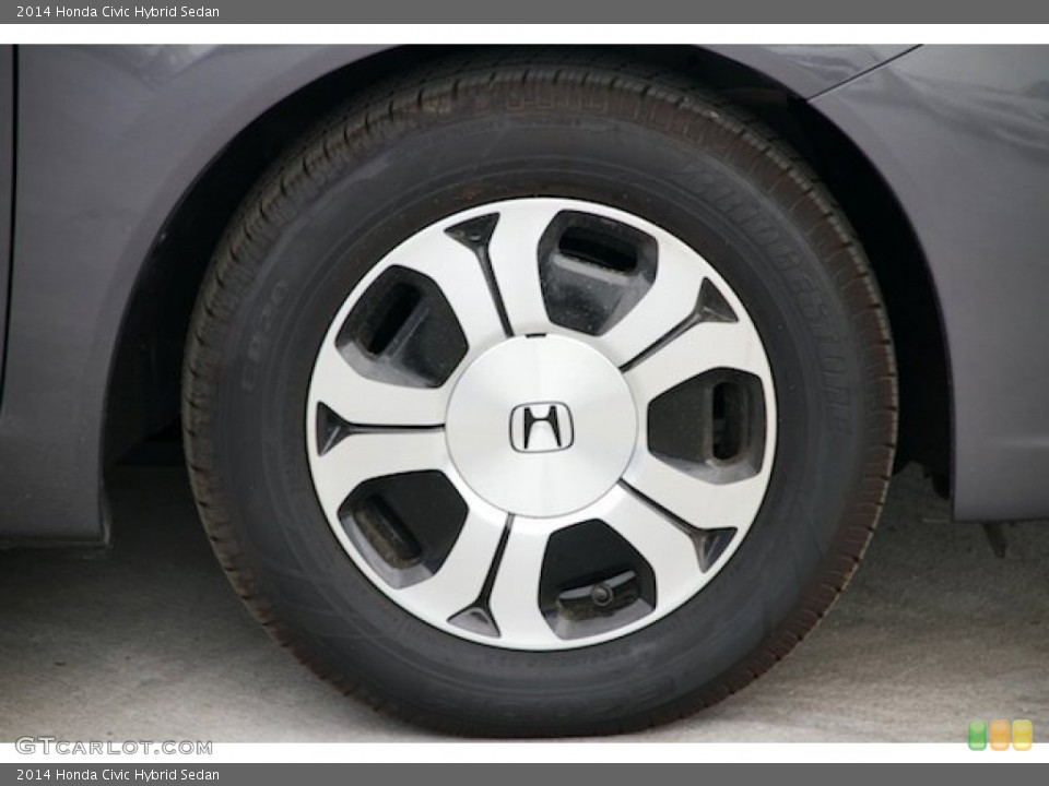 2014 Honda Civic Hybrid Sedan Wheel and Tire Photo #97497825
