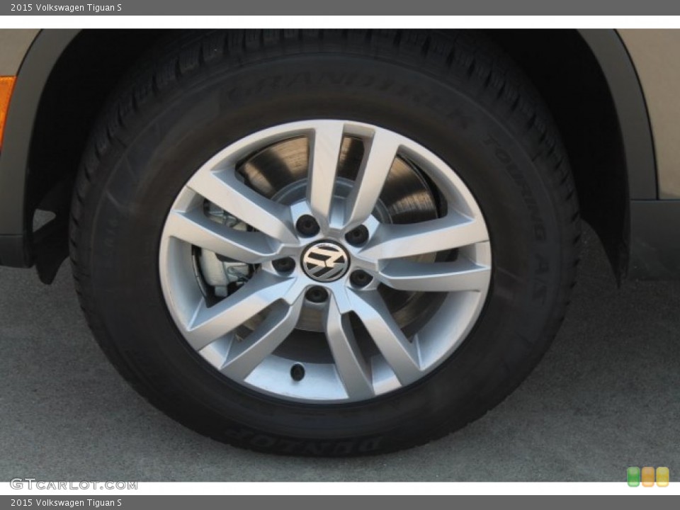 2015 Volkswagen Tiguan S Wheel and Tire Photo #97519830