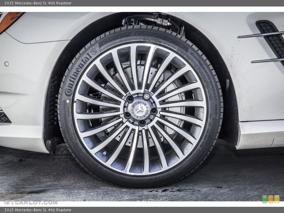 2015 Mercedes-Benz SL 400 Roadster Wheel and Tire Photo #97539992