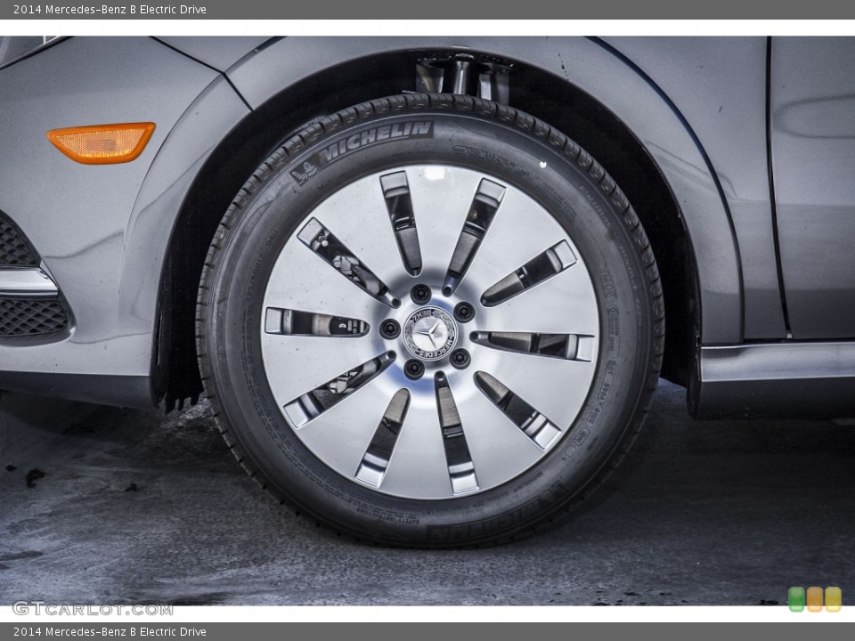 2014 Mercedes-Benz B Electric Drive Wheel and Tire Photo #97540652