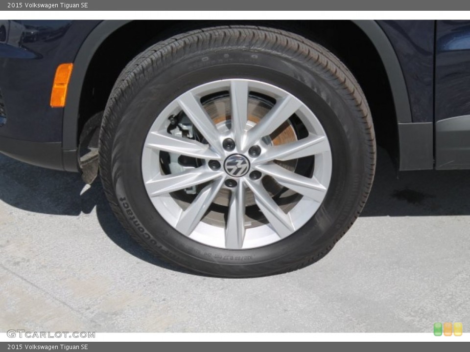 2015 Volkswagen Tiguan SE Wheel and Tire Photo #97547813