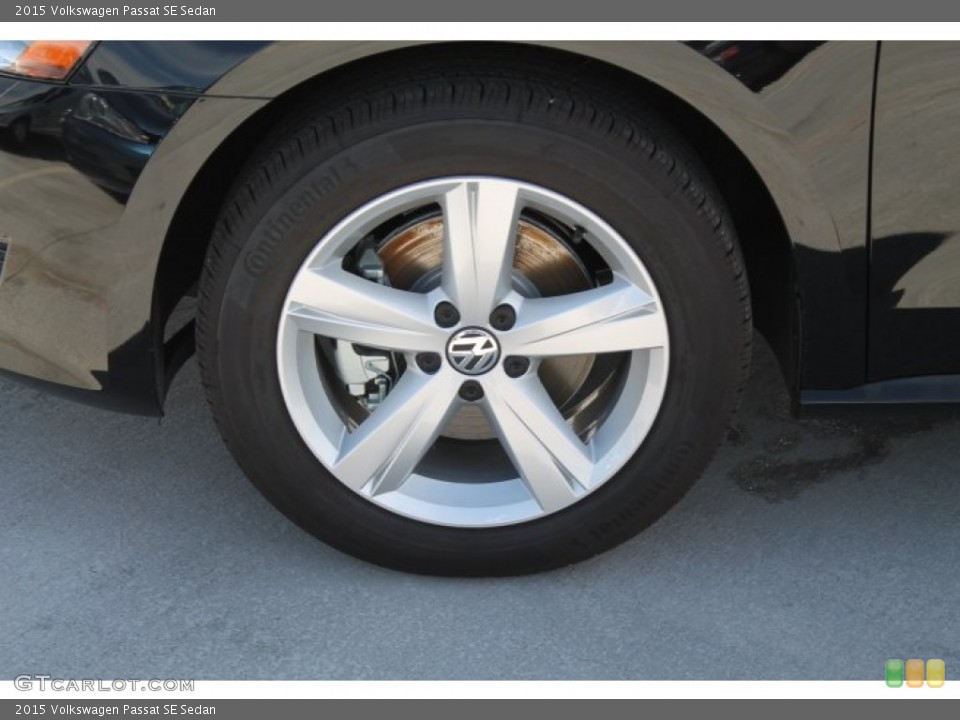 2015 Volkswagen Passat SE Sedan Wheel and Tire Photo #97554509