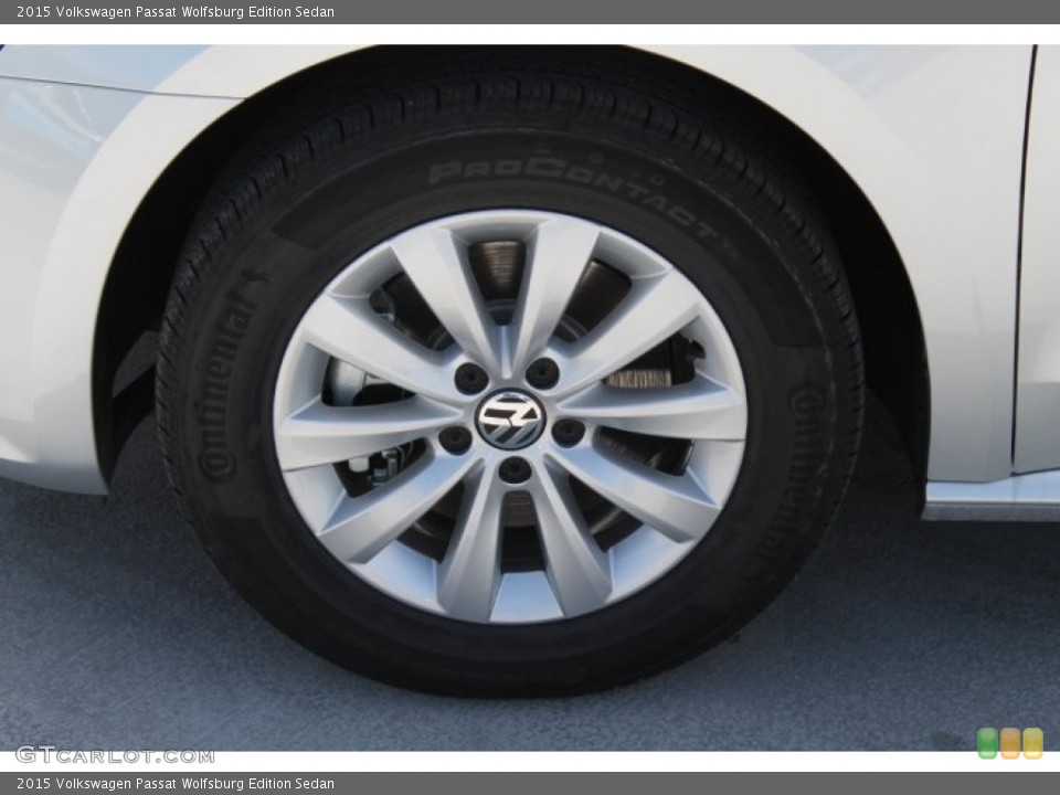 2015 Volkswagen Passat Wolfsburg Edition Sedan Wheel and Tire Photo #97556009