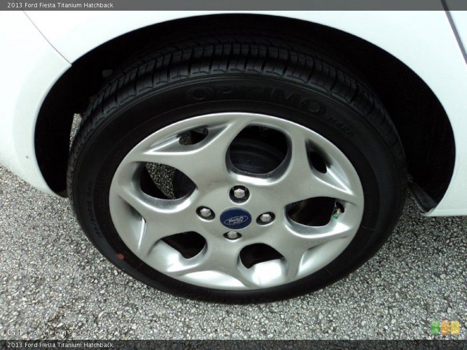 2013 Ford Fiesta Titanium Hatchback Wheel and Tire Photo #97585075