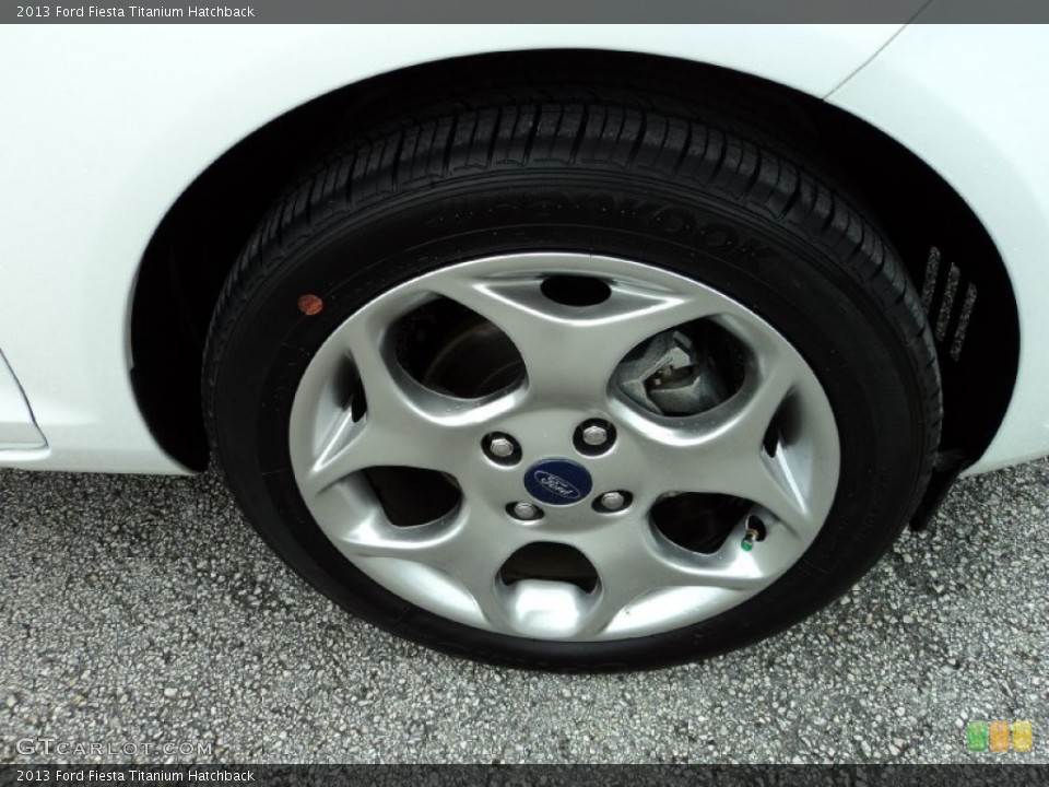 2013 Ford Fiesta Titanium Hatchback Wheel and Tire Photo #97585204