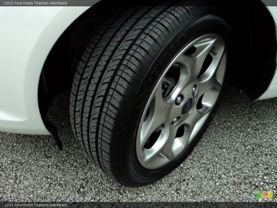 2013 Ford Fiesta Titanium Hatchback Wheel and Tire Photo #97585921