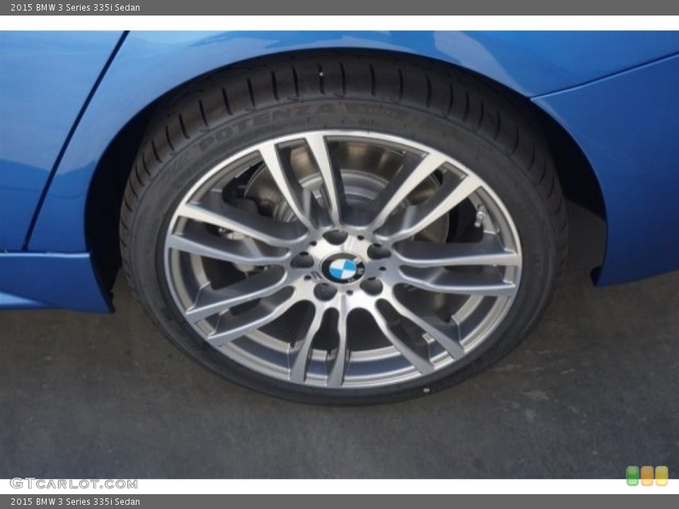 2015 BMW 3 Series 335i Sedan Wheel and Tire Photo #97588436