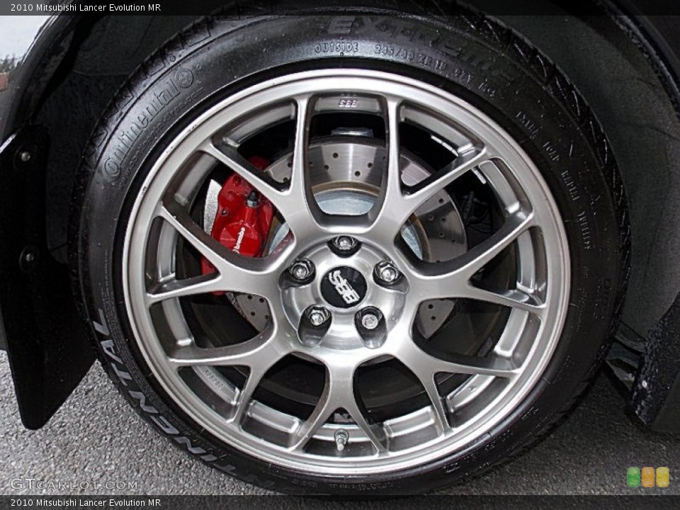 2010 Mitsubishi Lancer Evolution MR Wheel and Tire Photo #97590833