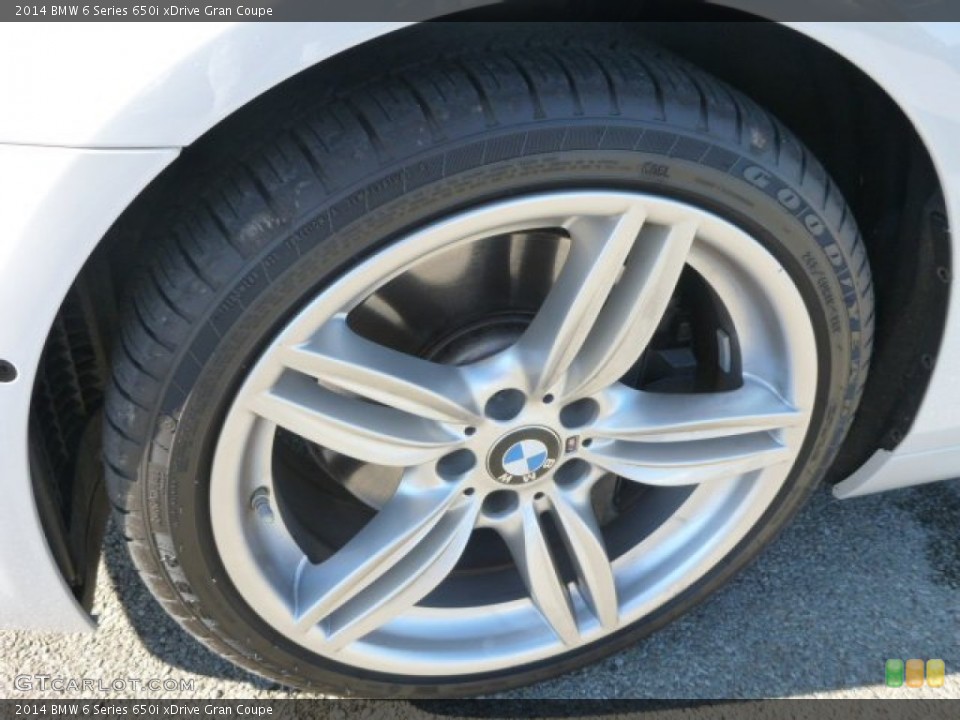 2014 BMW 6 Series 650i xDrive Gran Coupe Wheel and Tire Photo #97611058