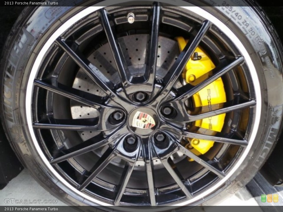 2013 Porsche Panamera Turbo Wheel and Tire Photo #97622482