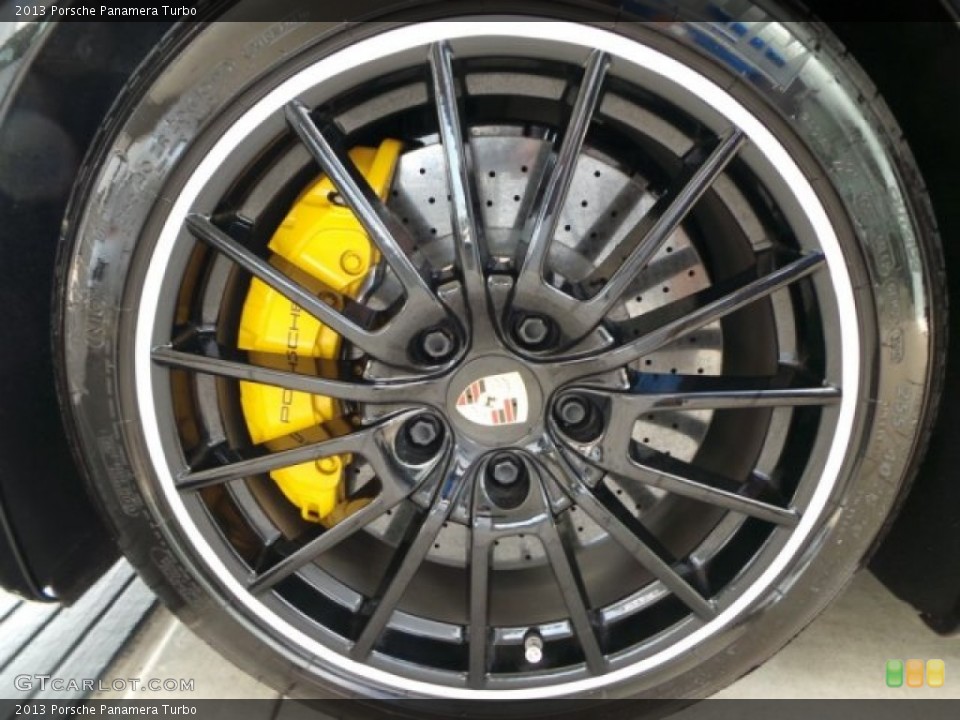 2013 Porsche Panamera Turbo Wheel and Tire Photo #97622554