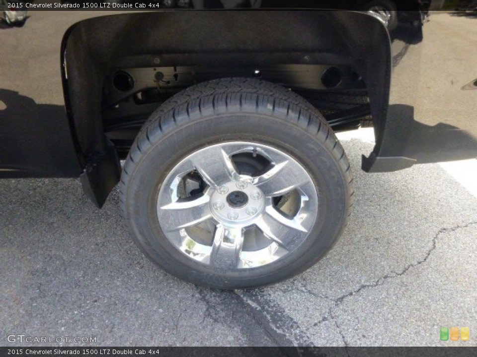 2015 Chevrolet Silverado 1500 LTZ Double Cab 4x4 Wheel and Tire Photo #97622725